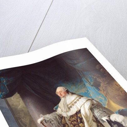 Louis XVI, King of France and Navarre, wearing his grand royal costume in 1779, 1789 by Antoine Francois Callet