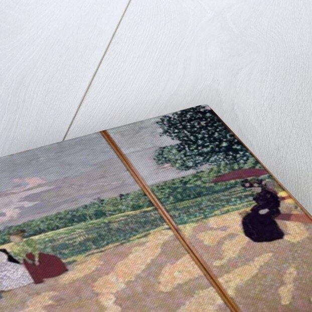 The Public Gardens: The Nurses, The Conversation and The Red Umbrella, 1894 by Edouard Vuillard