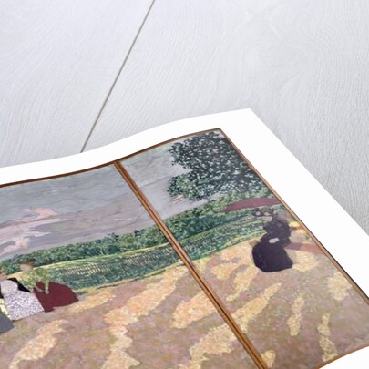 The Public Gardens: The Nurses, The Conversation and The Red Umbrella, 1894 by Edouard Vuillard