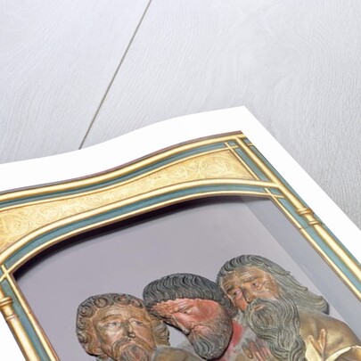 Wooden carvings of SS. Paul, Matthew and Thomas by Nikolaus Hagenauer