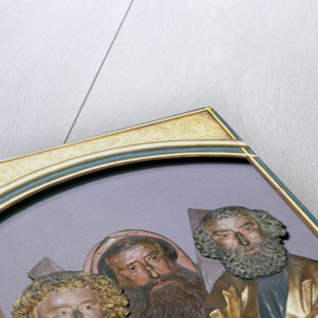 Wooden carvings of SS. John, Andrew and Peter by Nikolaus Hagenauer