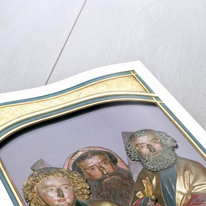 Wooden carvings of SS. John, Andrew and Peter by Nikolaus Hagenauer