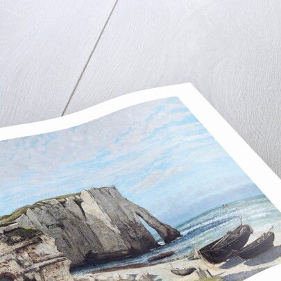 The Cliffs at Etretat after the storm, 1870 by Gustave Courbet