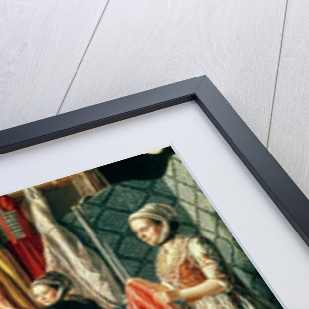 The Couturier's workshop, Arles, 1760 by Antoine Raspal