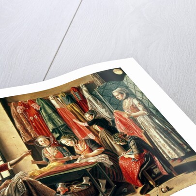 The Couturier's workshop, Arles, 1760 by Antoine Raspal