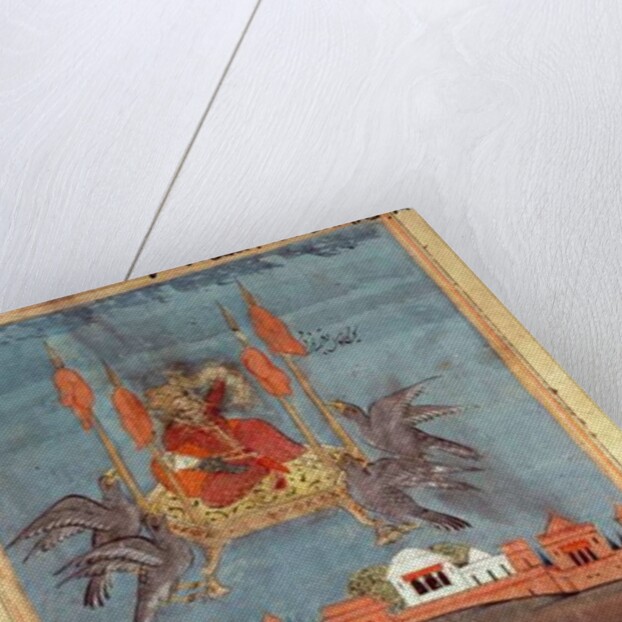 The Flying Carpet by Persian School