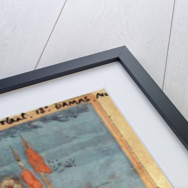 The Flying Carpet by Persian School