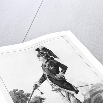 Charles of France Count of Artois, wearing the casq and uniform of colonel of Artois-Dragons regiment by Le Clere