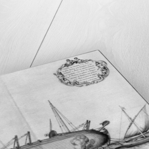 Outside of a vessel lying on its hull by French School