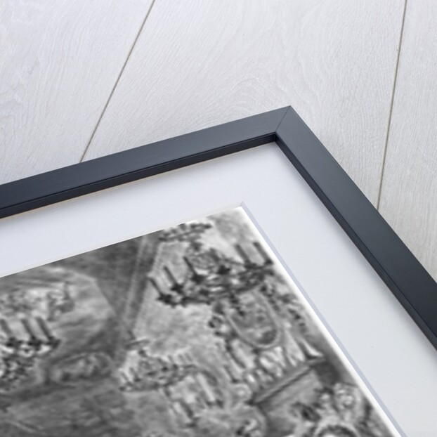 French Ball, Royal Almanac, with a score sheet of the 'Menuet de Strasbourg' by Marc Antoine Charpentier 1682 by Pierre Landry