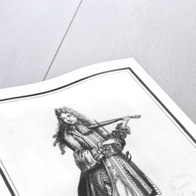 The dancing master by Nicolas Bonnart