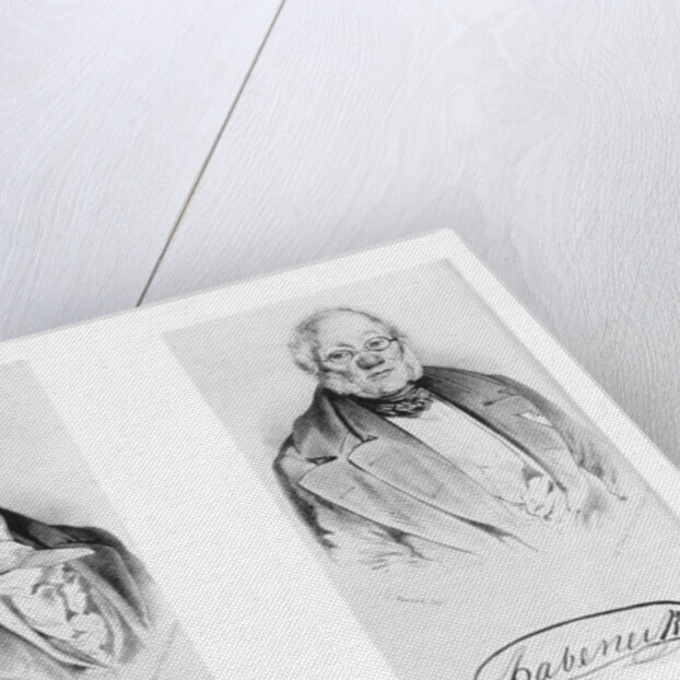 Ludwig van Beethoven and Francois-Antoine Habeneck by Ferdinand Schimon