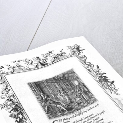 Henri IV King of France and Navarre teaching the Dauphin Louis de France, future Louis XIII c.1605 by Jacques de Fornazeris