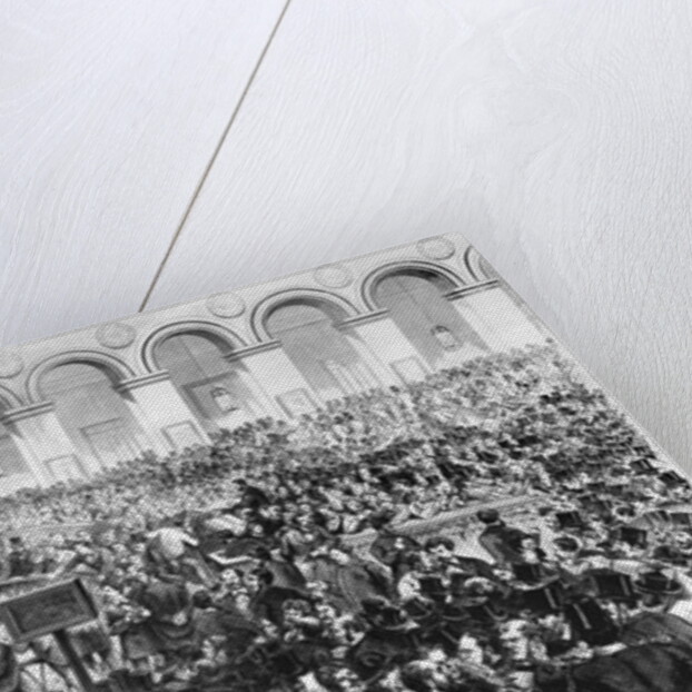 The 'Corbeille' at the Bourse of Paris, 1873 by Jules Pelcoq