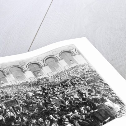 The 'Corbeille' at the Bourse of Paris, 1873 by Jules Pelcoq