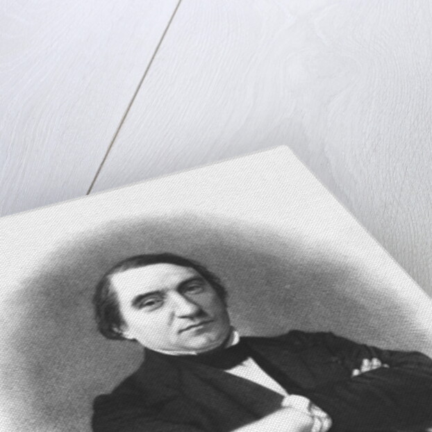 Ernest Renan after a photograph by Pierre Petit by French School