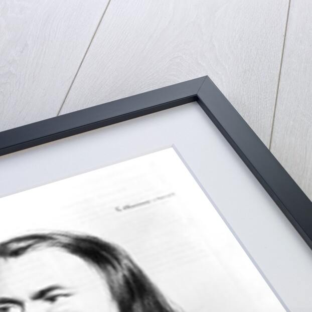 Caricature of Honore de Balzac illustration from 'Le Charivari', 1838 by French School