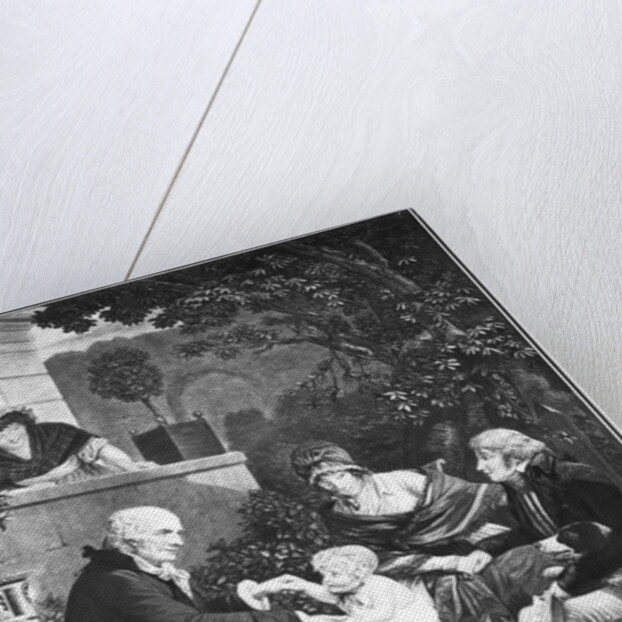 Joys of being a father, c.1797 by Philibert Louis Debucourt