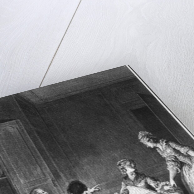 Illustration from 'L'Emile' by Jean-Jacques Rousseau engraved by Nicolas Delaunay published in 1779 by Jean Michel the Younger Moreau