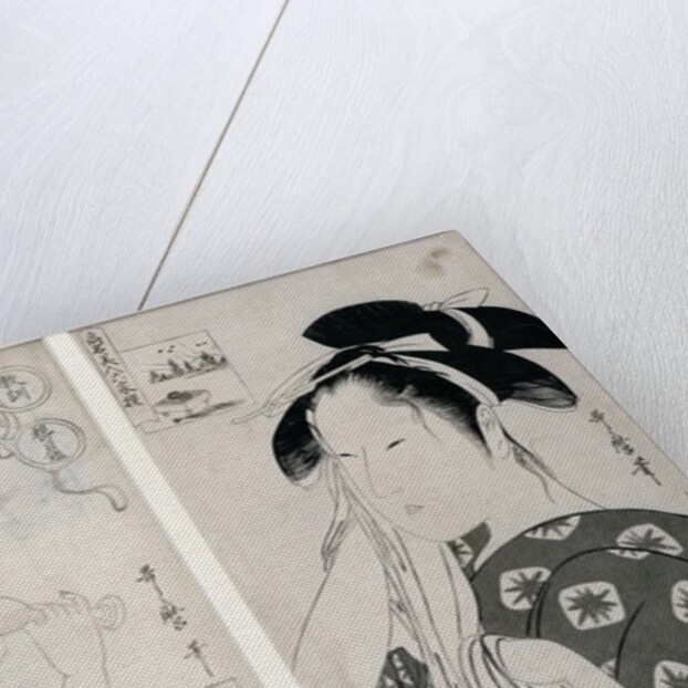 An impertinent woman by Kitagawa Utamaro