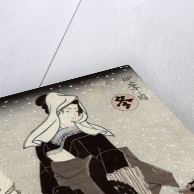 Winter by Utagawa Kunisada
