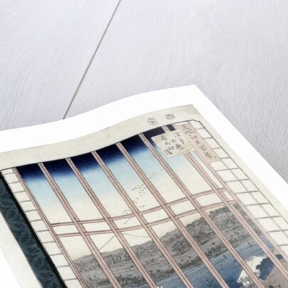 Asakusa Rice Fields during the festival of the Cock from the series 'Meisho Edo Hyakkei' 1861 by Ando or Utagawa Hiroshige