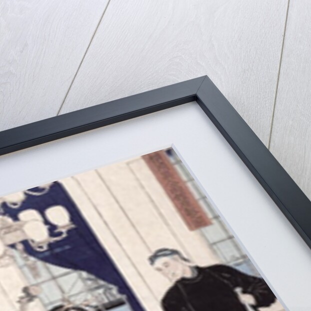 The salon of a house of foreign merchants at Yokohama, 1861 by Utagawa Sadahide