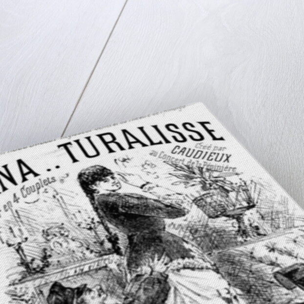 Front cover of a score sheet for the song 'Nana..turalisse' by French School