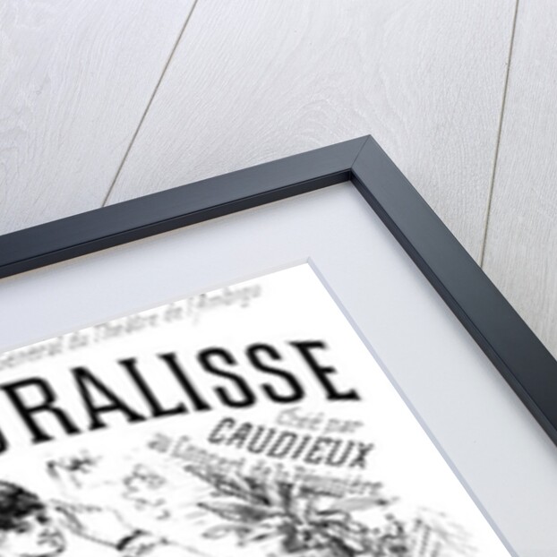 Front cover of a score sheet for the song 'Nana..turalisse' by French School