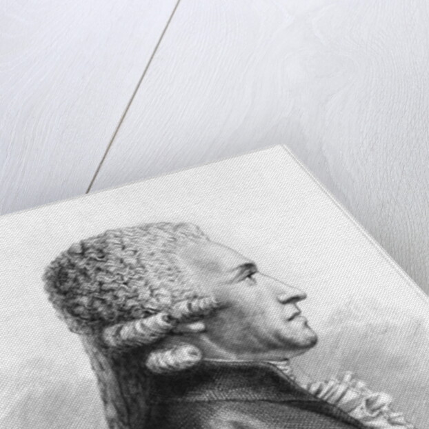 Portrait of Claude Valdec de Lessart engraved by Ad. Varin, 1872 by Edme Quenedey