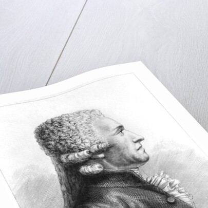 Portrait of Claude Valdec de Lessart engraved by Ad. Varin, 1872 by Edme Quenedey