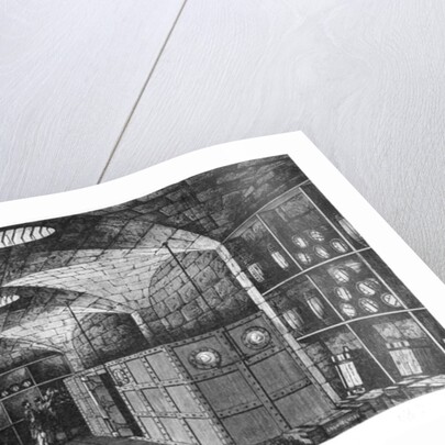 Basement of the Bank of France in Paris, 1897 by Louis Joseph Amedee Daudenarde