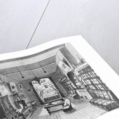 Study of Alexandre Dumas Pere by Octave Edouard Jean Jahyer