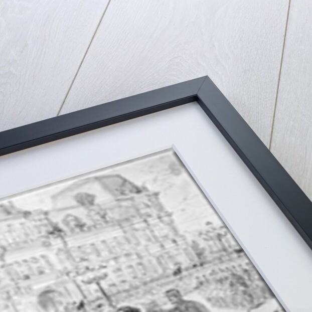 Members of the provisional government reviewing the National Guards outside the Hotel de Ville in Paris on the 31st October 1870, c.1870 by French School
