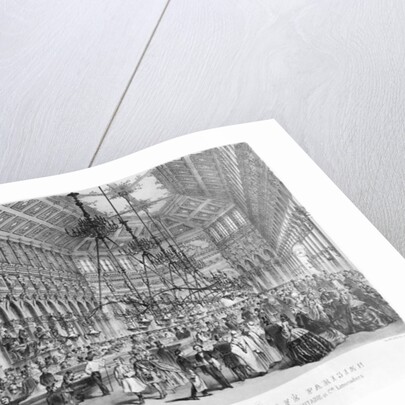 Interior of the 'Grand Cafe Parisien', Paris, 1856 by E. David