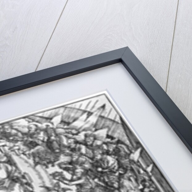 Scene from the Apocalypse, St. John before God the Father and the Twenty-Four Elders, German edition, 1498 by Albrecht Dürer or Duerer