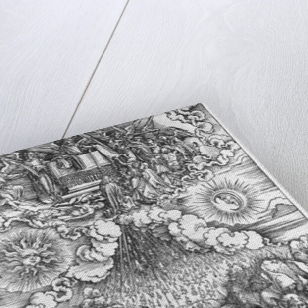 Scene from the Apocalypse, The Opening of the Fifth and Sixth Seals, Latin edition, 1511 by Albrecht Dürer or Duerer