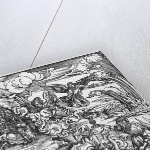 Scene from the Apocalypse, the great Babylonian whore by Albrecht Dürer or Duerer