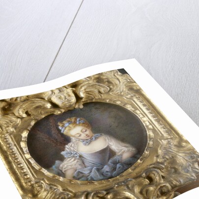 Portrait of a young woman by School French