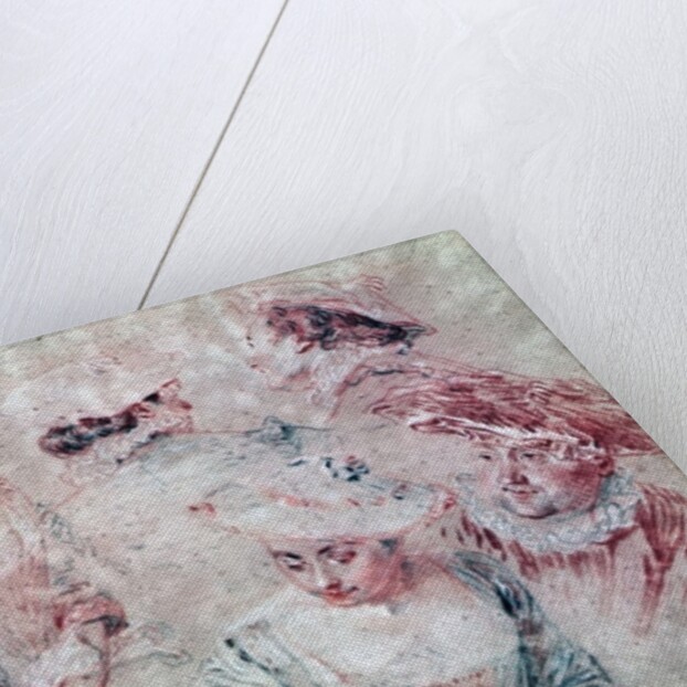 Six Studies by Jean Antoine Watteau