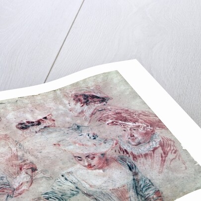 Six Studies by Jean Antoine Watteau