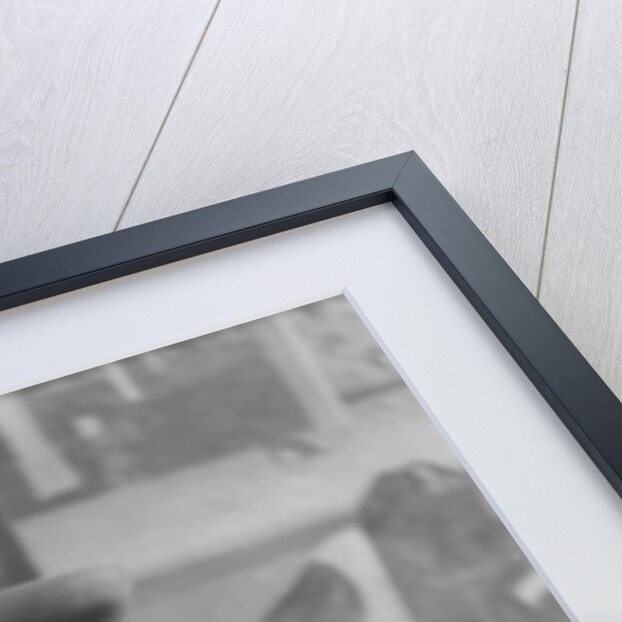 Paul Gauguin in front of his canvases, c.1893 by French Photographer