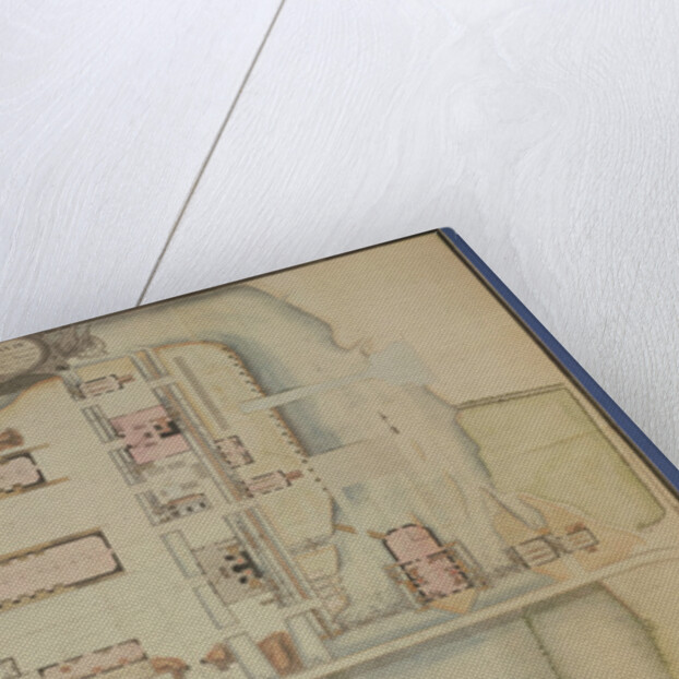 Map of the royal forge and the new projects of Ruelle, near Angouleme, 1786 by French School