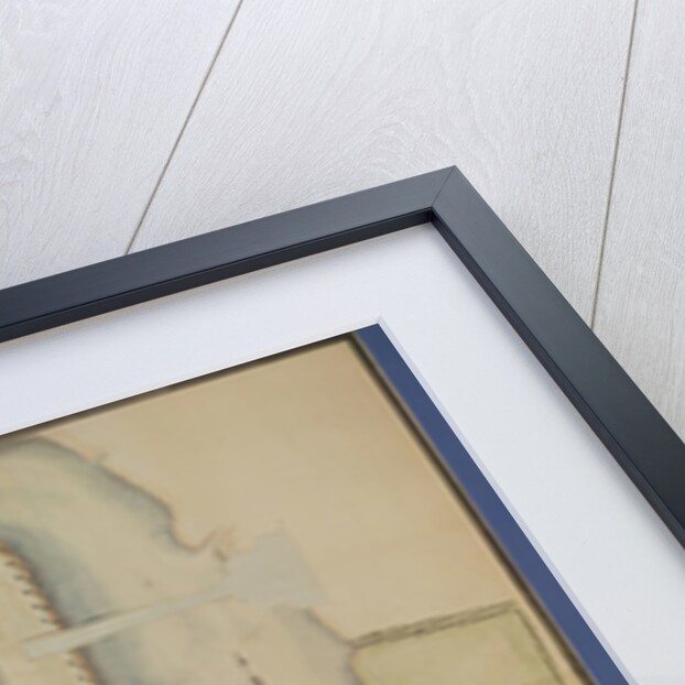 Map of the royal forge and the new projects of Ruelle, near Angouleme, 1786 by French School