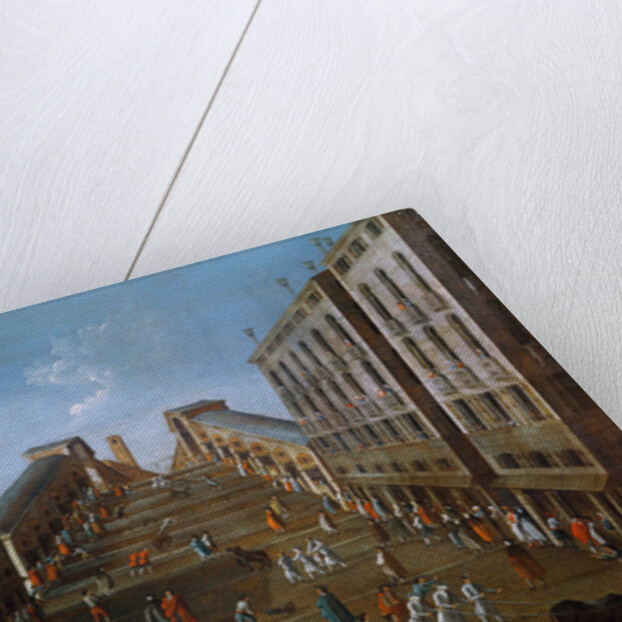 Bullfighting at the Rialto Bridge by Gabriele Bella