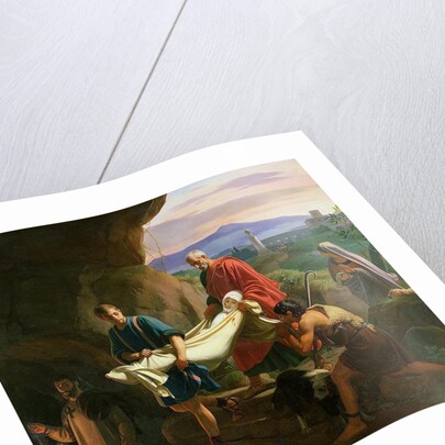 Funeral of a Young Martyr in the Catacombs of Rome, 1847 by Jean Victor Schnetz