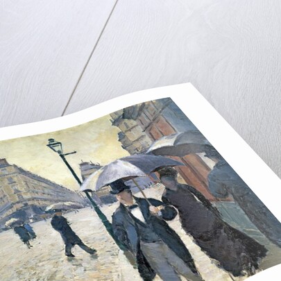 Sketch for 'Paris, a Rainy Day', 1877, pre-restoration by Gustave Caillebotte