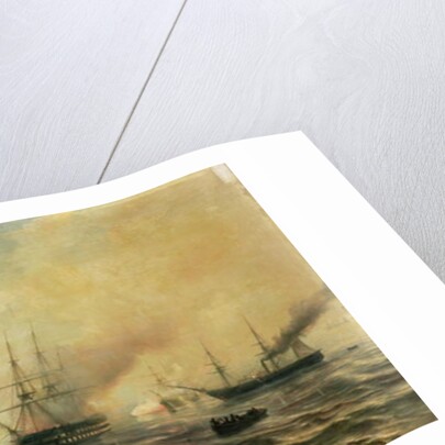 Bombardment of Sale, 26th November 1851, 1855 by Jean Antoine Theodore Gudin