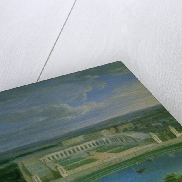 The Orangery and the Chateau at Versailles, 1696 by Jean-Baptiste Martin