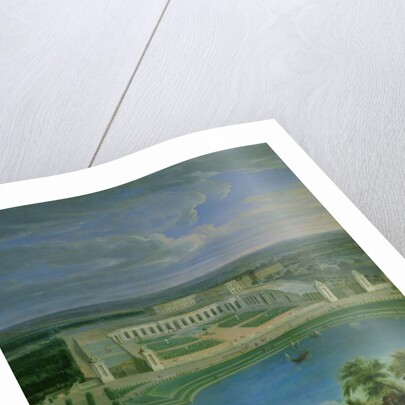 The Orangery and the Chateau at Versailles, 1696 by Jean-Baptiste Martin